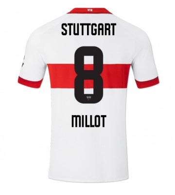 Stuttgart Enzo Millot #8 Hjemmebanetrøje 2024-25 Kort ærmer